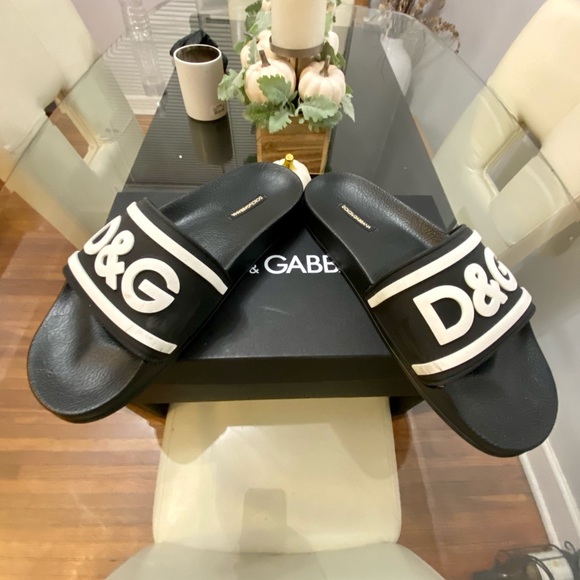 Men’s DOLCE & GABBANA SLIDES, size 10 - Picture 5 of 6